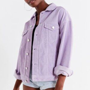 Urban Outfitters BDG Lavender Corduroy Trucker Jacket